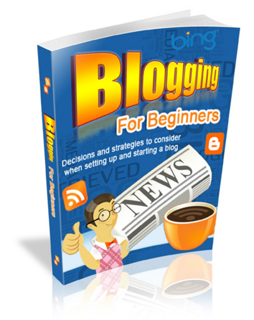 Product picture Blogging For Beginners - With MRR